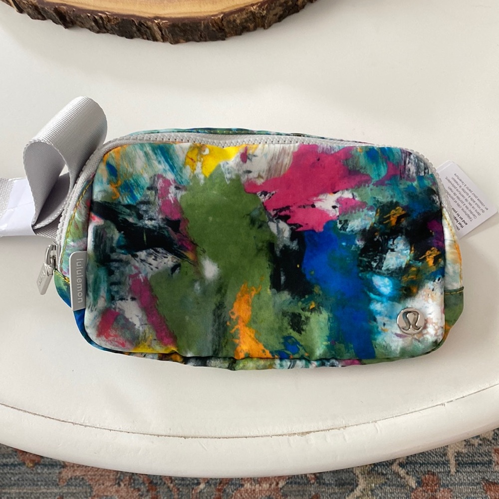 Lululemon everywhere belt bag. No limits white multicolored